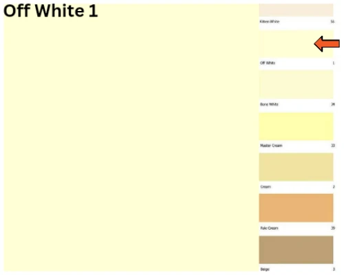 Off White -1 (Synthetic Enamel)