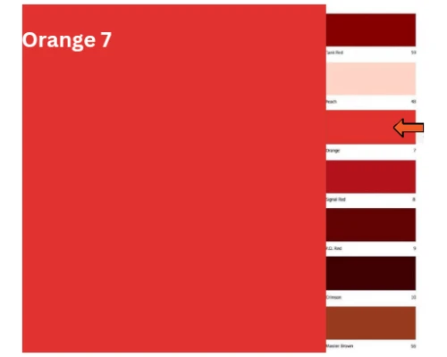 Orange - 7 (Synthetic Enamel)