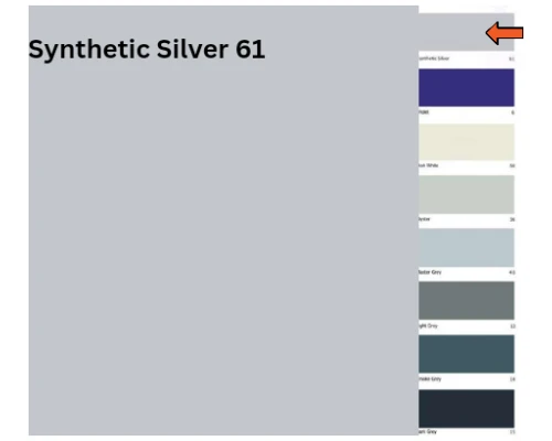 Synthetic Silver - 61 (Synthetic Enamel)
