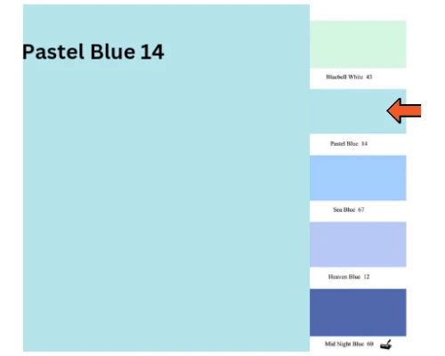 Pastel Blue - 14 (Super Emulsion)