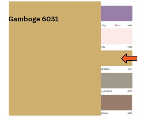 Gamboge - 6031 (Weather Resistant)