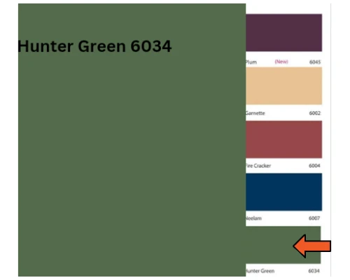 Hunter Green - 6034 (Weather Resistant)
