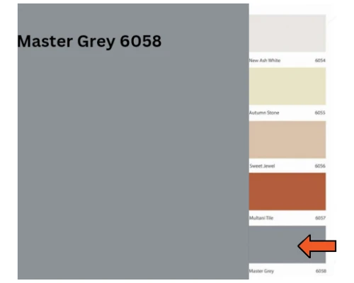 Master Grey - 6058 (Weather Resistant)