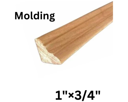 Molding Pertal 1"×3/4" Price Per Feet (LENGTH 8' FEET)