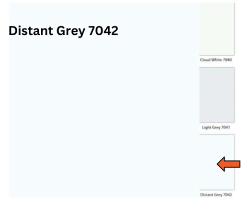 Distant Grey - 7042 (Royal Matt Emulsion)