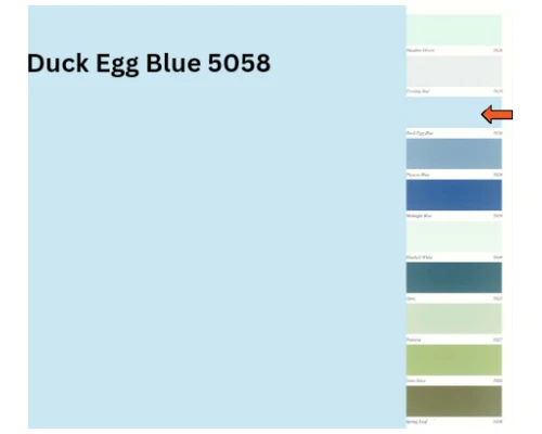 Duck Egg Blue - 5058 (Plastic Emulsion)
