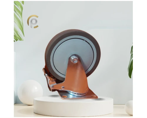 Caster Wheel Set 4Pcs (2Break×2Regular) 5-inch