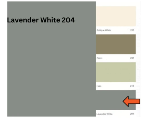 Lavender White - 204 (Matt Enamel)